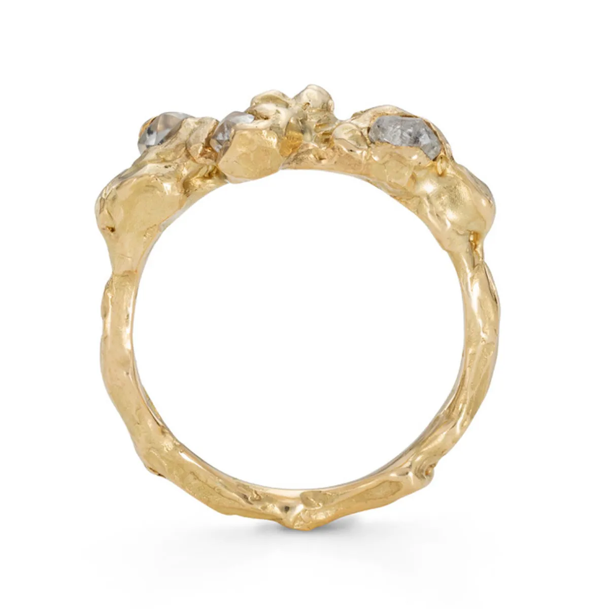Tomfoolery Stony Coral Ring with Ocean Diamonds Discount