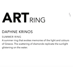 Tomfoolery Summer Art Ring New