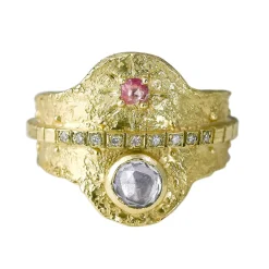 Tomfoolery Sun and Moon Art Ring Sale