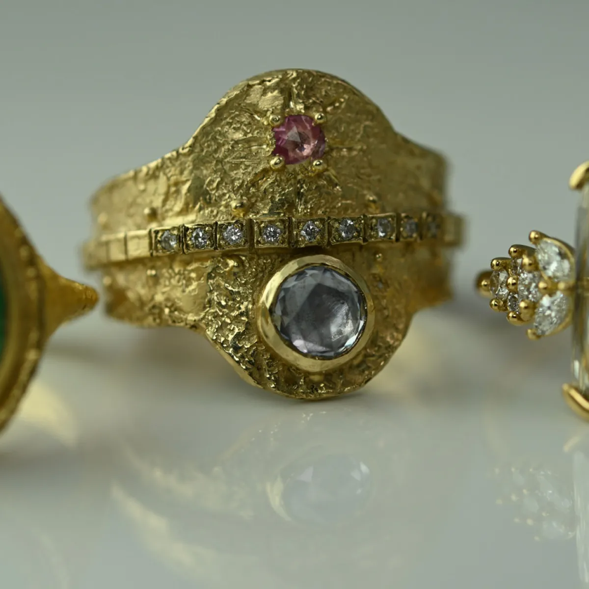 Tomfoolery Sun and Moon Art Ring Sale
