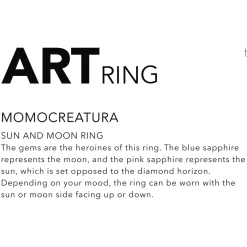 Tomfoolery Sun and Moon Art Ring Sale