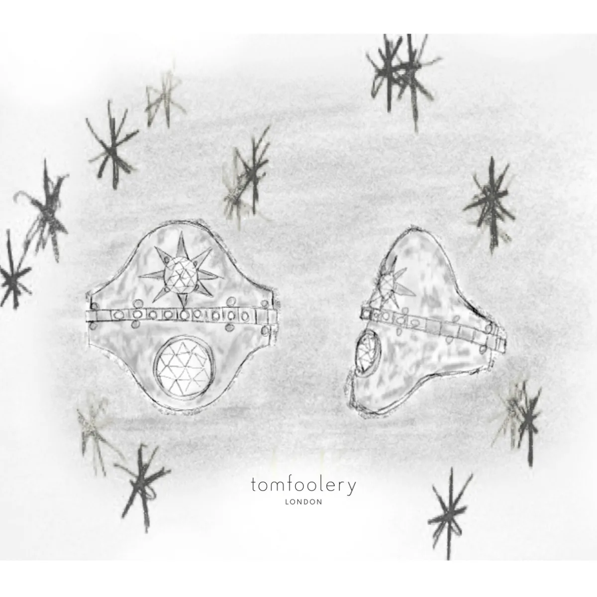 Tomfoolery Sun and Moon Art Ring Sale