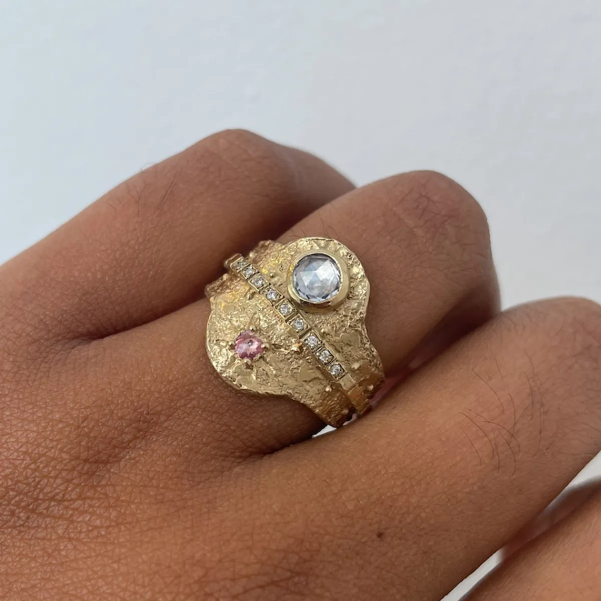 Tomfoolery Sun and Moon Art Ring Sale