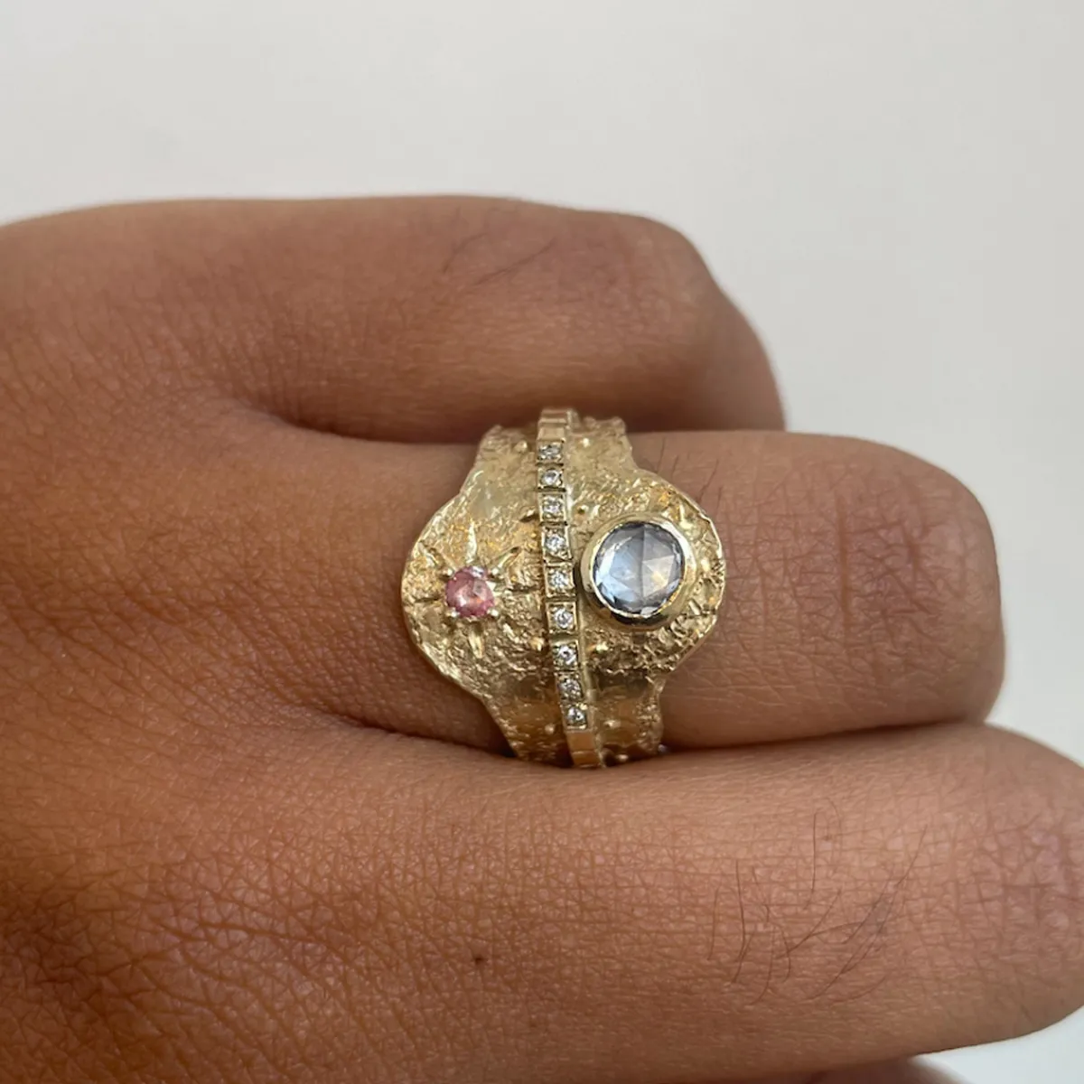 Tomfoolery Sun and Moon Art Ring Sale