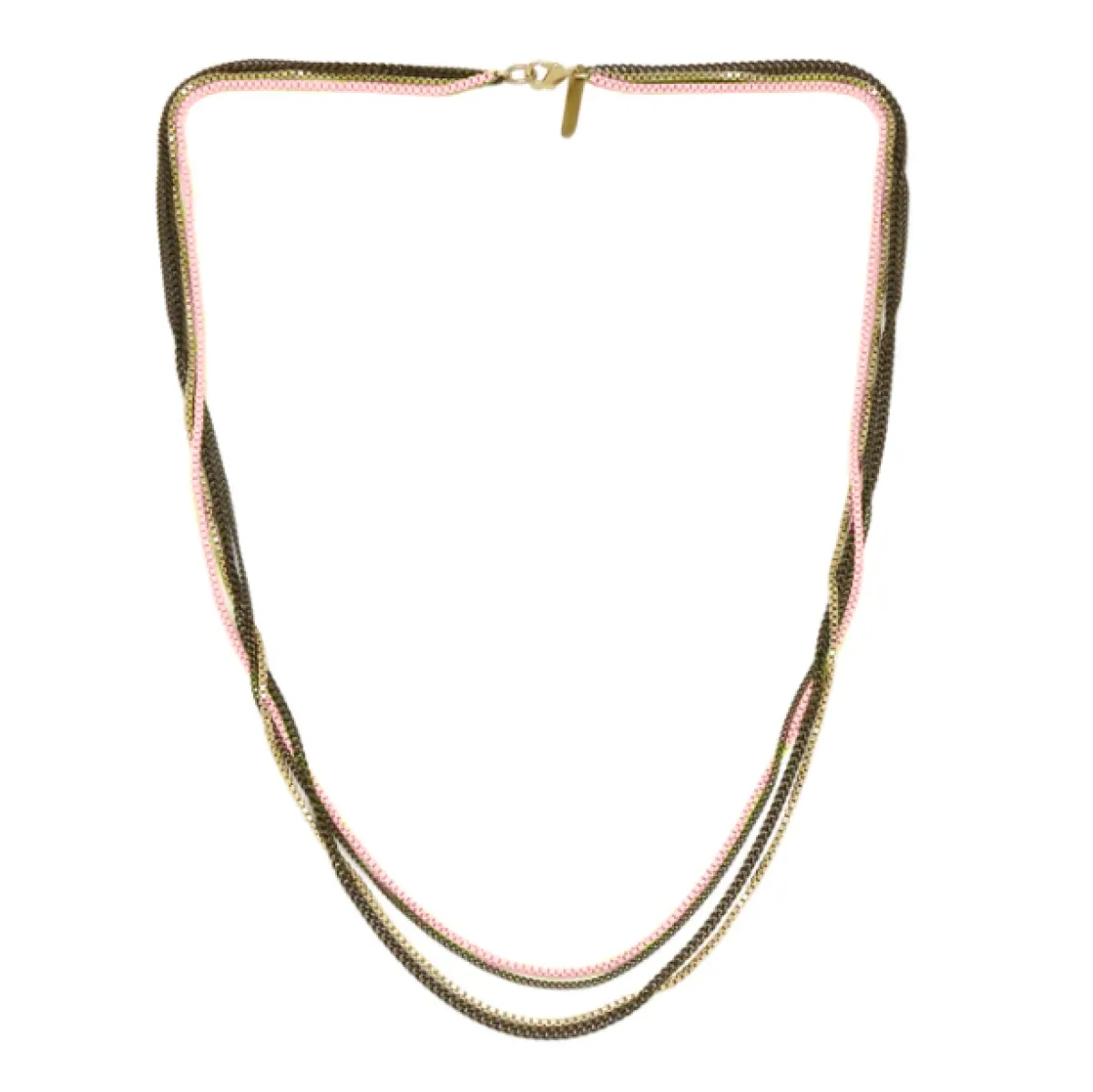 Tomfoolery Sunday Necklace in Pink Outlet