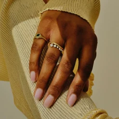 Tomfoolery Swoop & Graduated Dot Diamond Ring Best