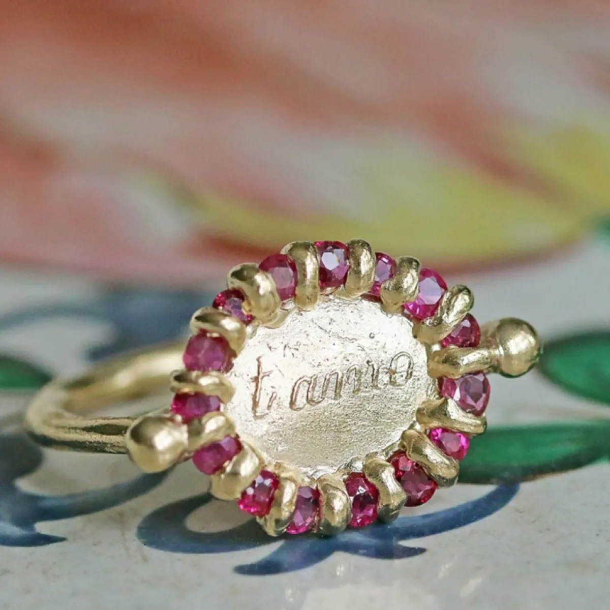 Tomfoolery T’Amo Ruby Ring Online