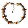 Tomfoolery Tangerine Pearl Choker Necklace Sale