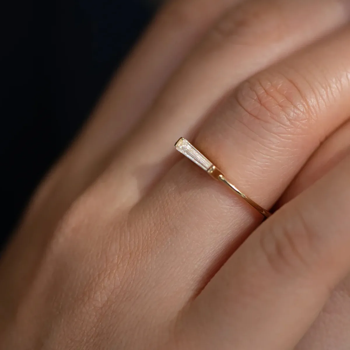 Tomfoolery Tapered Baguette Diamond Ring Outlet