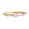 Tomfoolery Tapered Diamond Cluster Ring Clearance