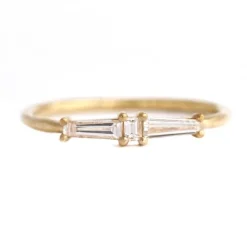 Tomfoolery Tapered Diamond Cluster Ring Clearance