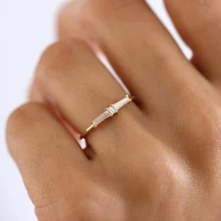 Tomfoolery Tapered Diamond Cluster Ring Clearance