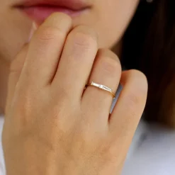 Tomfoolery Tapered Diamond Cluster Ring Clearance