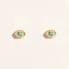 Tomfoolery Tara Turquoise Studs Fashion