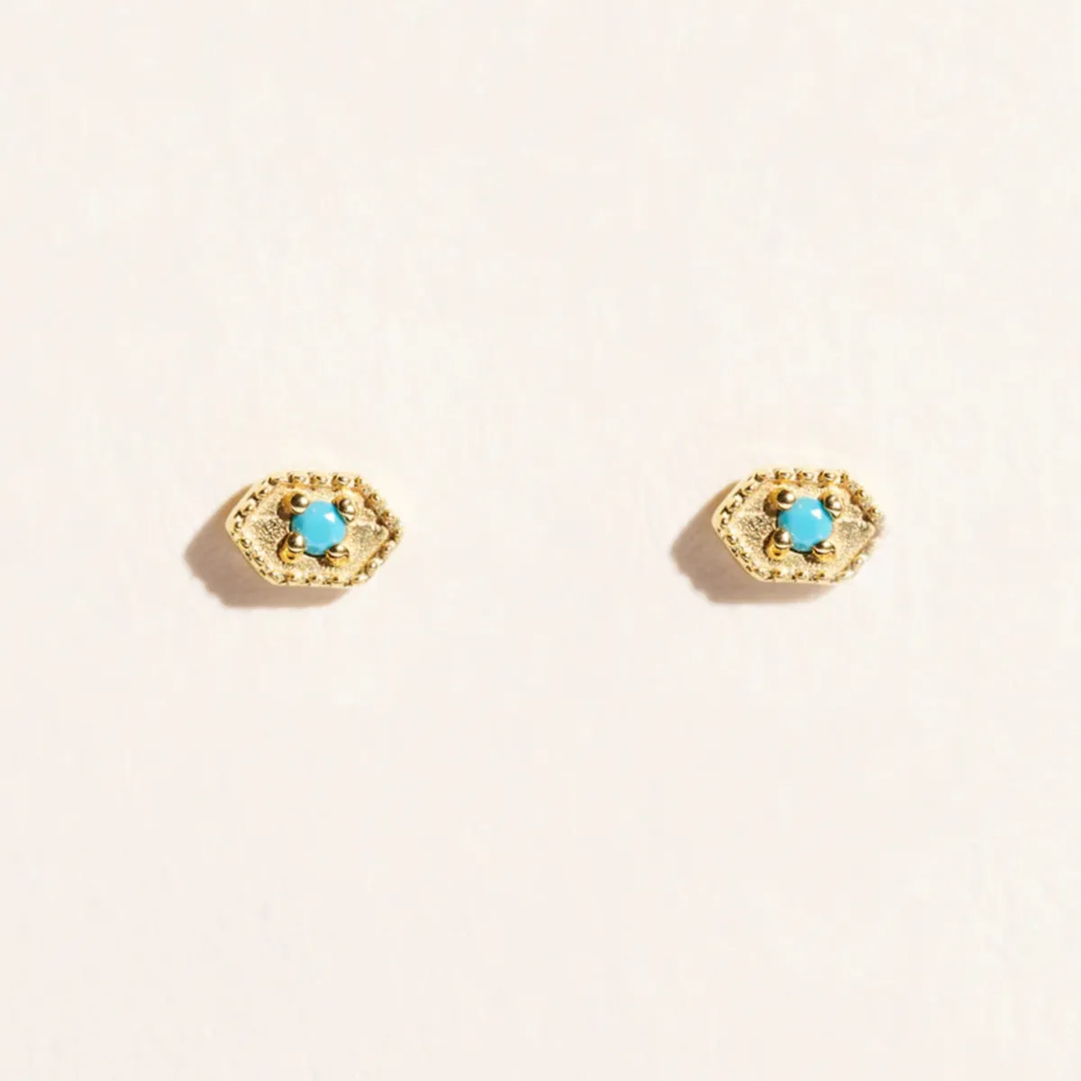 Tomfoolery Tara Turquoise Studs Fashion