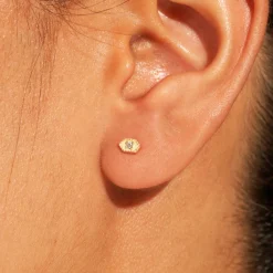 Tomfoolery Tara White Zircon Studs Best