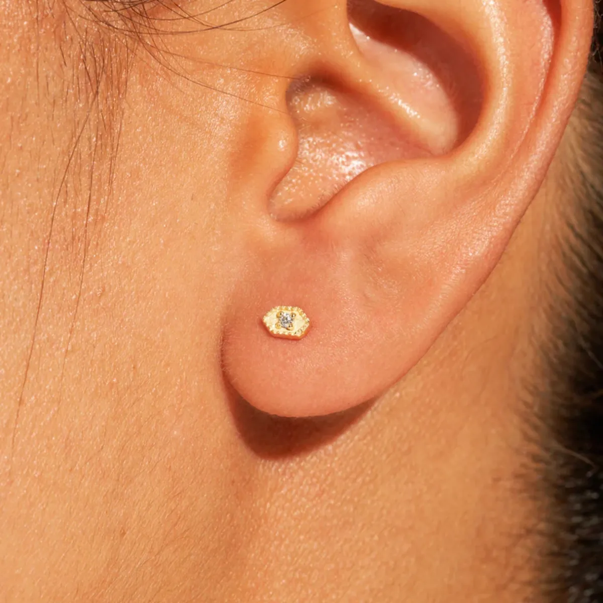 Tomfoolery Tara White Zircon Studs Best