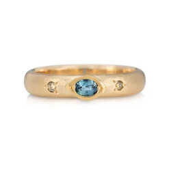 Tomfoolery Teal Sapphire Band Clearance