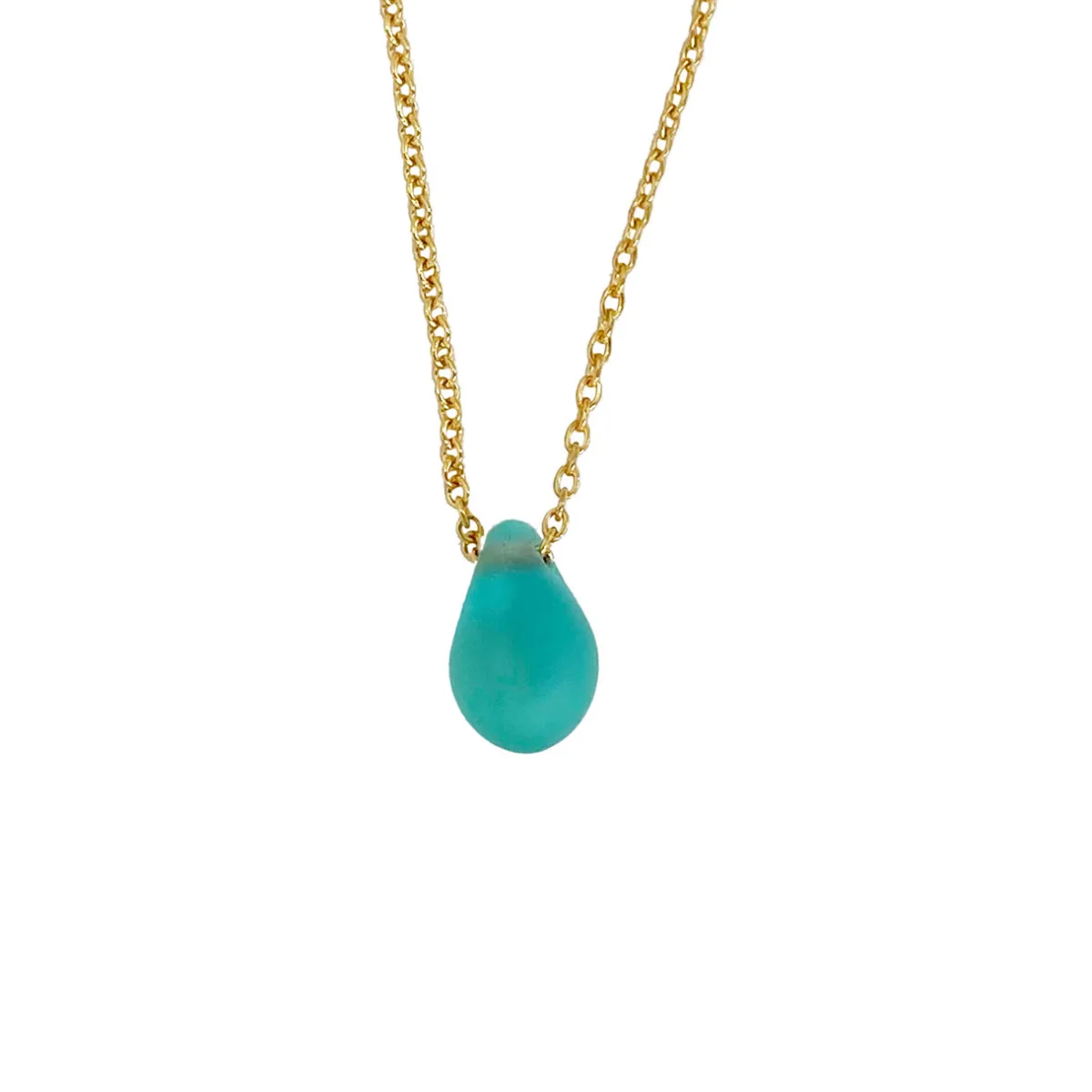Tomfoolery Teardrop Necklace Gold Filled Clearance