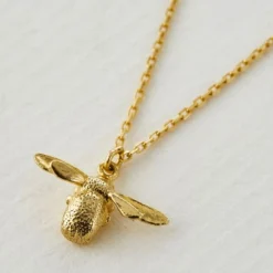 Tomfoolery Teeny Tiny Bumble Bee Necklace Online