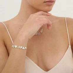 Tomfoolery Tesserae Large Pearl Inlay Mini Bracelet Online