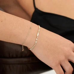 Tomfoolery Tesserae Mini Pearl Inlay Mini Bracelet Clearance