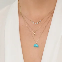 Tomfoolery Tesserae Mother Of Pearl Mini Necklace Best