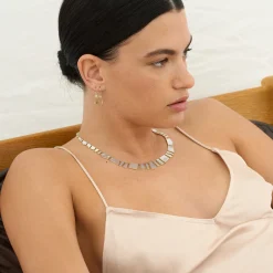 Tomfoolery Tesserae Mother Of Pearl Large Necklace Online