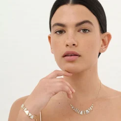Tomfoolery Tesserae Mother Of Pearl Midi Necklace Online