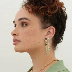 Tomfoolery Tesserae Pearl Inlay Short Drop Earrings Best