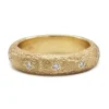 Tomfoolery Textured Round Eternity Band Discount