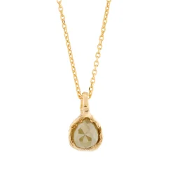 Tomfoolery tf Exclusive 2.31ct Pale Yellow Pear Cut Diamond Pendant Fashion