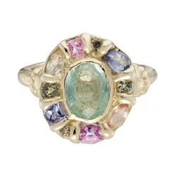 Tomfoolery tf Exclusive Emerald & Sapphire Kaleidoscope Ring Online