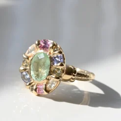 Tomfoolery tf Exclusive Emerald & Sapphire Kaleidoscope Ring Online