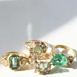 Tomfoolery tf Exclusive Emerald & Sapphire Kaleidoscope Ring Online
