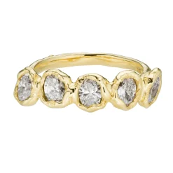 Tomfoolery tf Exclusive Five Stone Oval Lab Diamond Ring Outlet