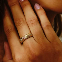 Tomfoolery tf Exclusive 6mm Scatter Band With Diamonds & Sapphires Best