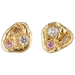 Tomfoolery tf Exclusive Peach Scatter Studs Fashion