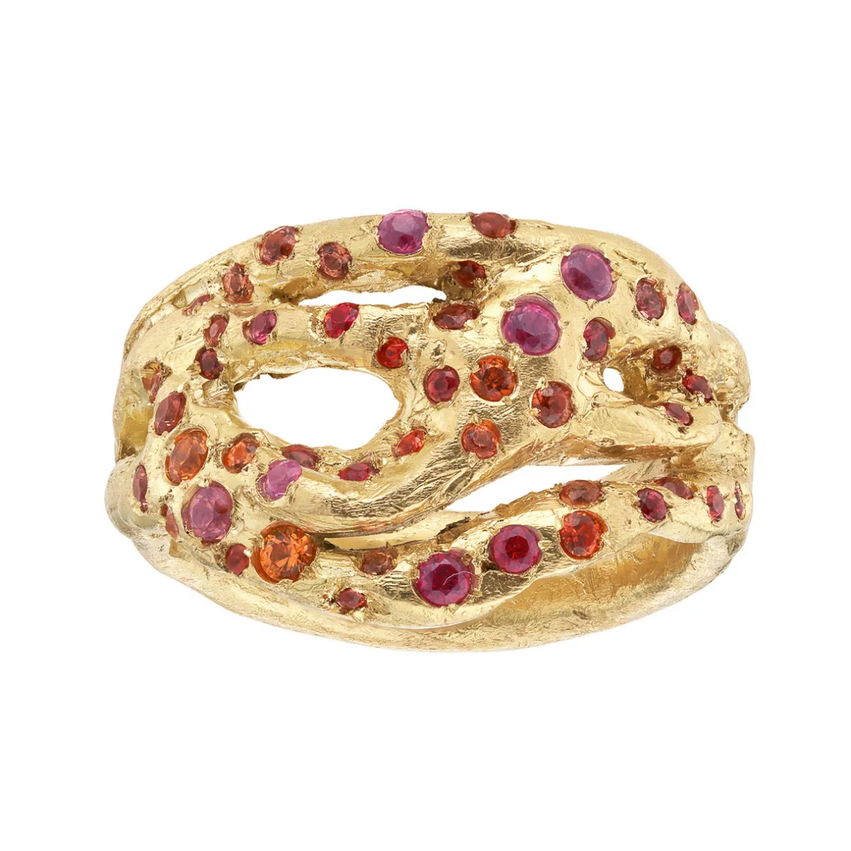 Tomfoolery The Fire of Love Art Ring Discount