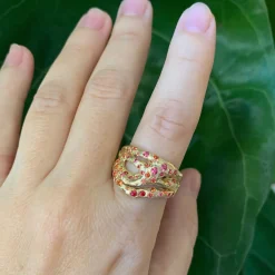 Tomfoolery The Fire of Love Art Ring Discount