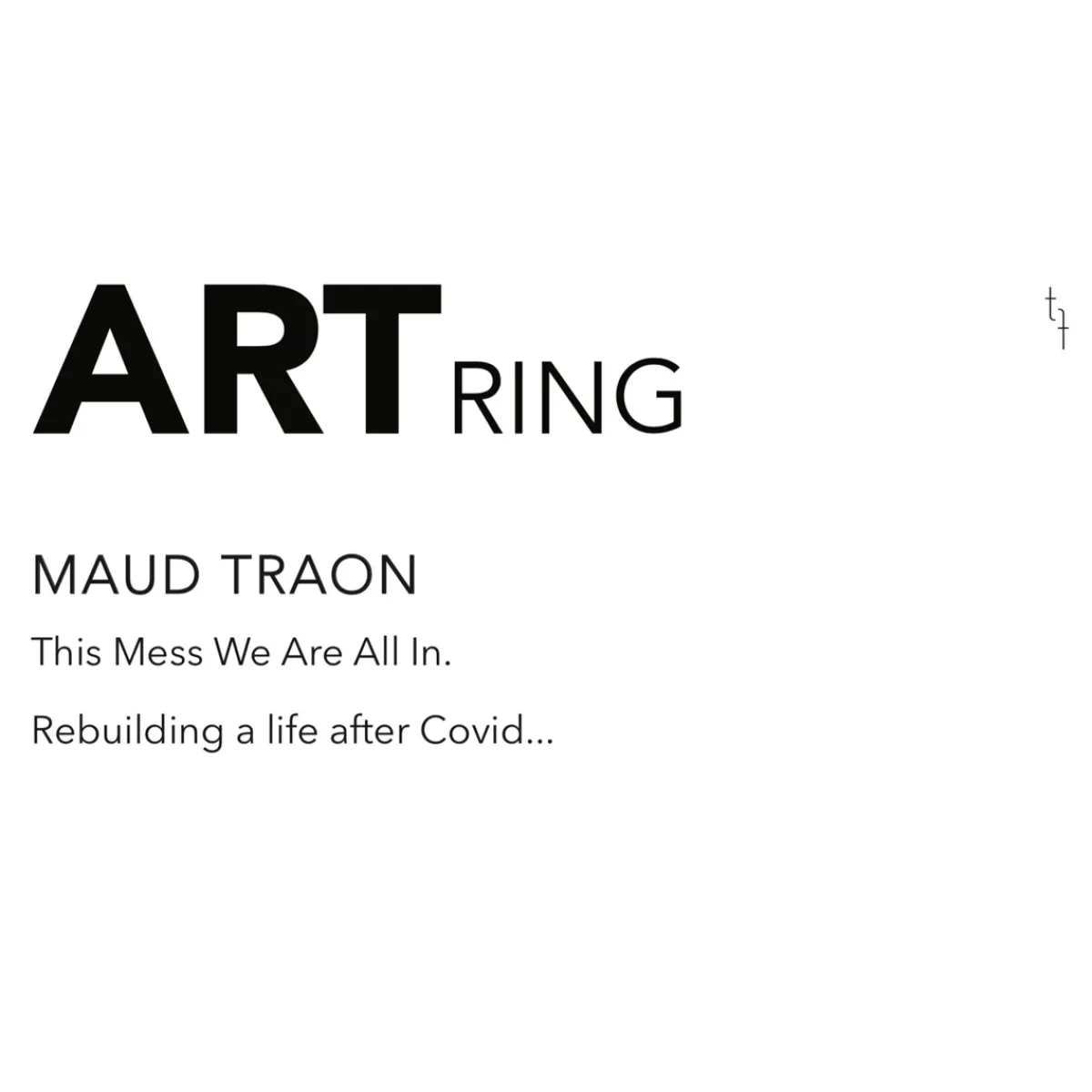 Tomfoolery ‘The Mess We Are All In’ Art Ring Outlet