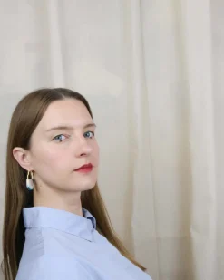Tomfoolery Thora Earrings in Rust Sale