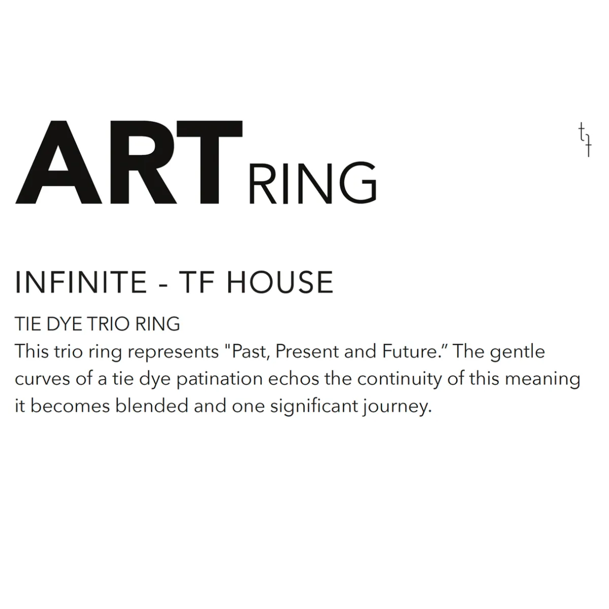 Tomfoolery Tie Dye Trio Art Ring Best
