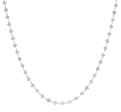 Tomfoolery Tilted Square Link Necklace Clearance