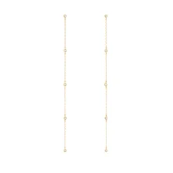 Tomfoolery Tiny 5 Diamond Drop Earrings Discount