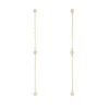 Tomfoolery Tiny 3 Diamond Drop Earrings(Out of Stock) Best