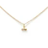 Tomfoolery Tiny Diamond & 14ct Yellow Gold Tripod Pendant Outlet