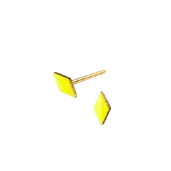 Tomfoolery Tiny Diamond Studs in Enamel Discount