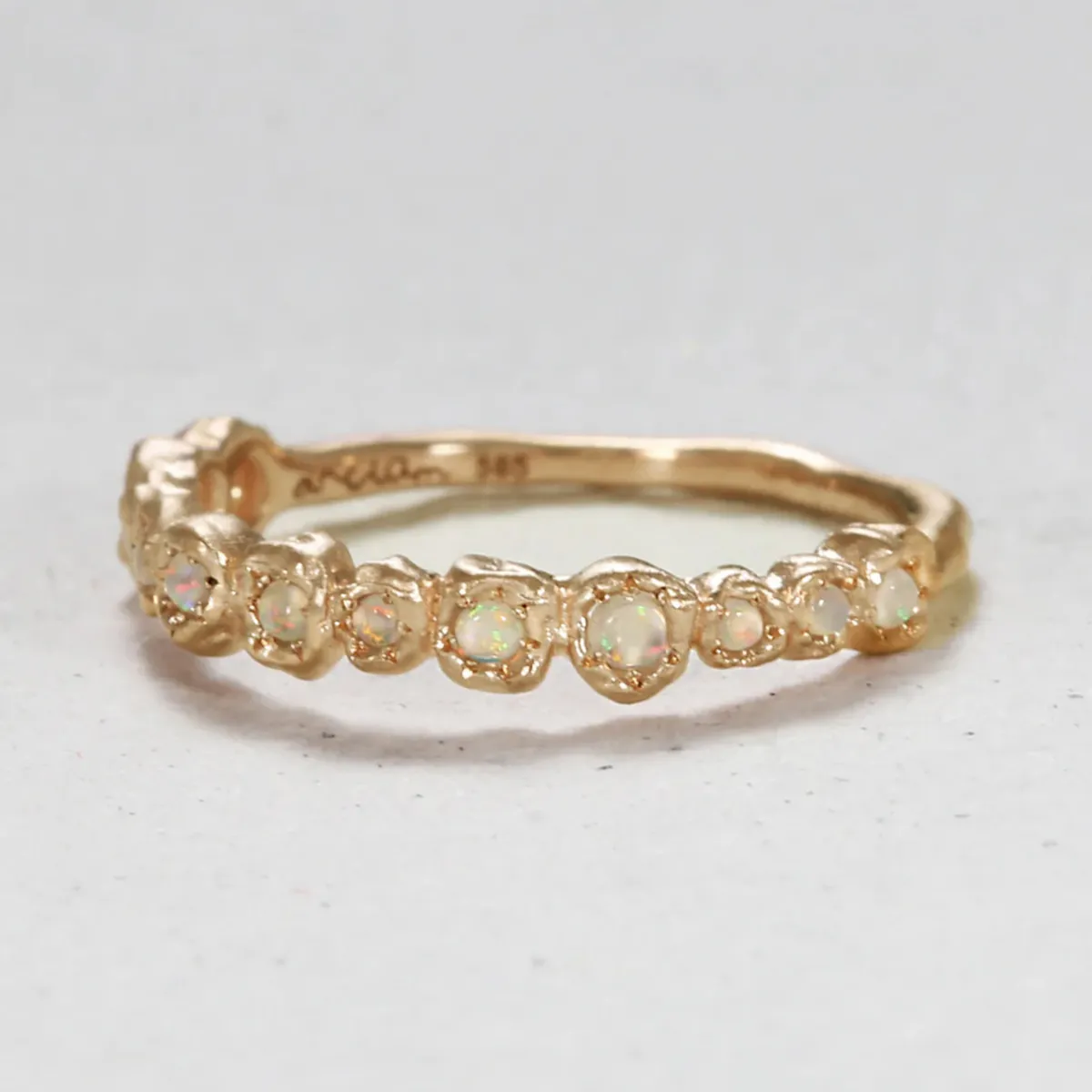 Tomfoolery Tiny Opal Galaxy Band Clearance