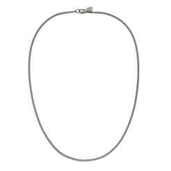 Tomfoolery Titanium Extra Fine Flat Curb Chain Necklace Best